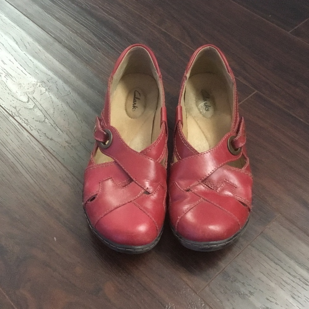 Clarks comfort shoes.